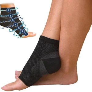2 x Plantar Fasciitis Compression Socks Heel Foot Arch Pain Relief Support Pair