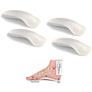 Orthotic Thick Flat Feet Heel Arch Plantar Fasciitis Relief Support 3/4 Insoles